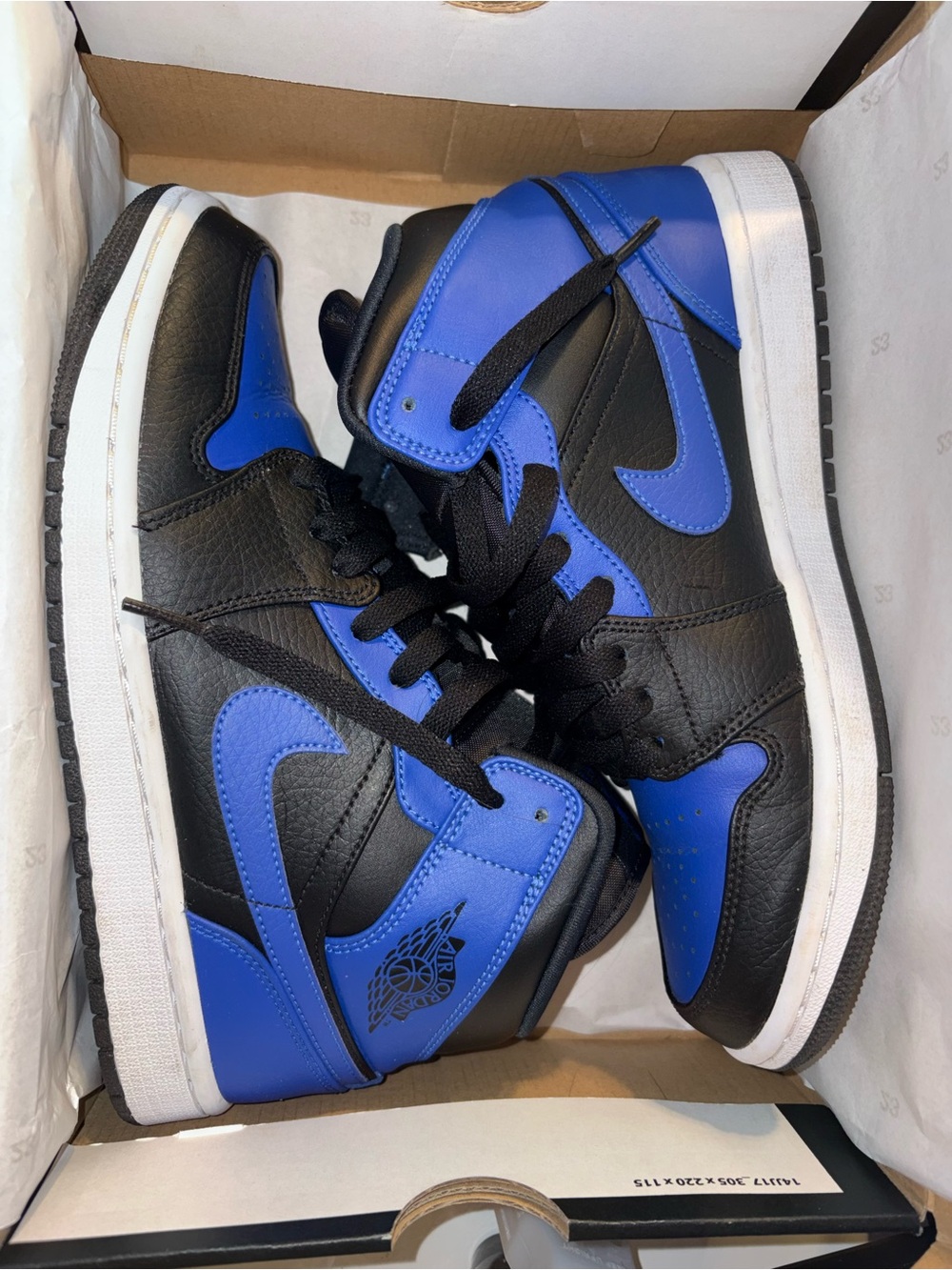 Nike Air Jordan 1 Mid - Black/Blue